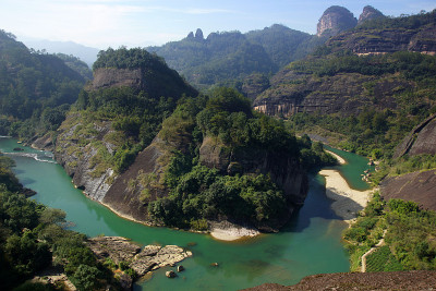 中国福建省武夷山峡谷