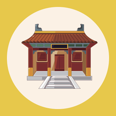 中国建筑主题元素
