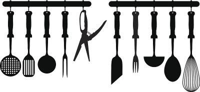 厨房用具轮廓