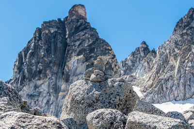 岩石景观的高山荒野在北部喀斯喀特山脉