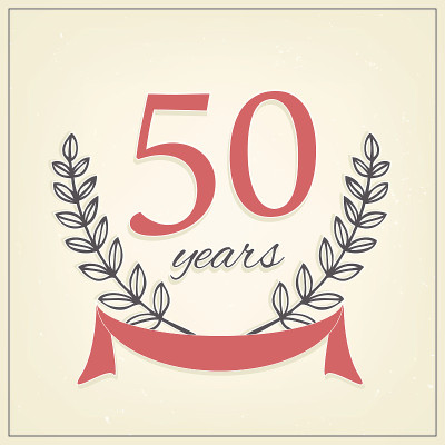 50周年纪念标志