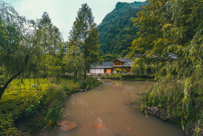 中国农村的乡村风景