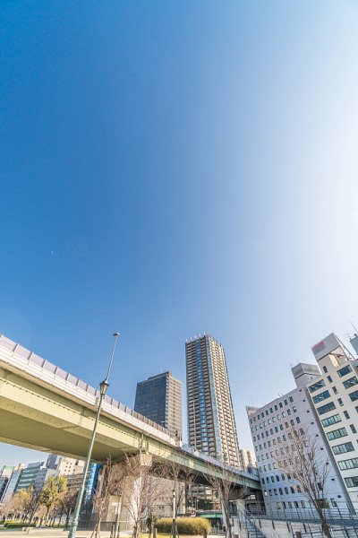 大阪市景-中之岛区-日本大阪