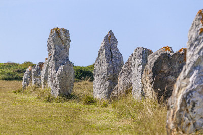 法国布列塔尼的menhirs