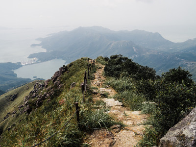 大屿山山顶的小径