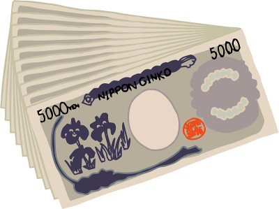Backside Bunch of  Cute hand-painted Japanese 5000