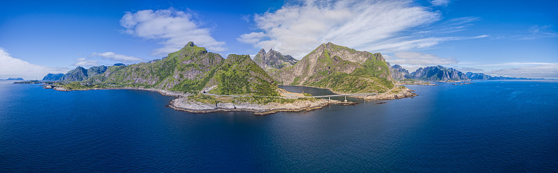 罗浮敦群岛的全景风光