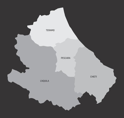 阿布鲁佐地区地图