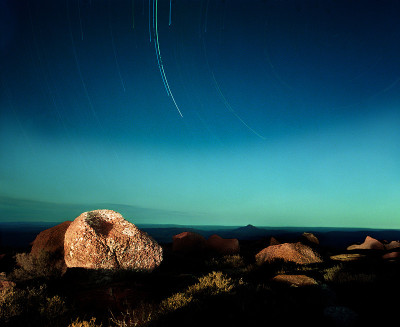 Star Track, Sutherland, Karoo，南非。