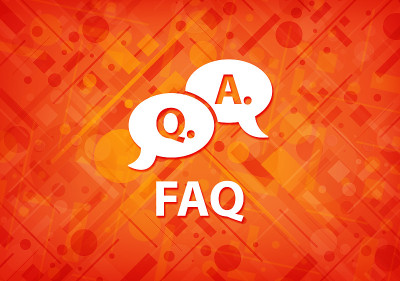 Faq(问题回答气泡图标)橙色背景