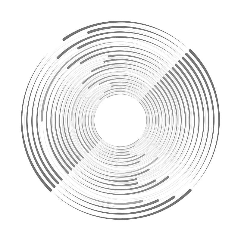 the pattern of the gray circles geometric lines.