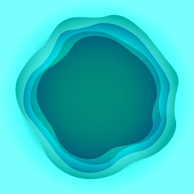 抽象蓝色背景，矢量插图。