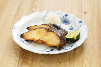 烤味噌腌黑鳕鱼，日本料理