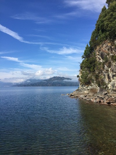 智利南部普康附近的湖