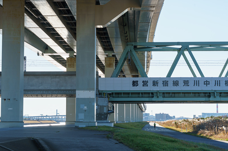 荒川河床，日本东京