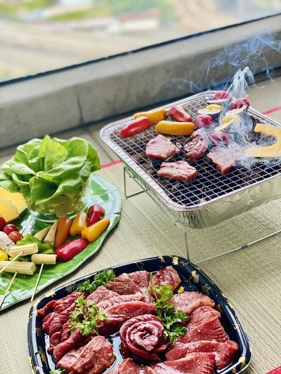 户外和牛烧肉烧烤派对