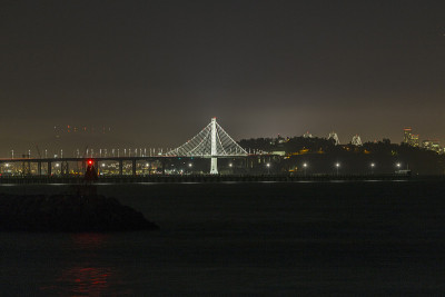 旧金山海湾大桥之夜