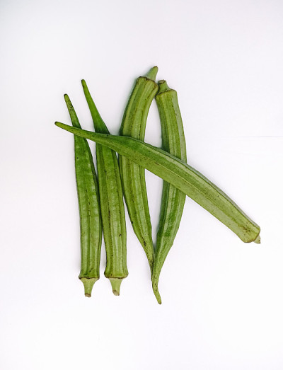 大量的秋葵