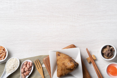 粽子端午节美味的传统粽子食品。