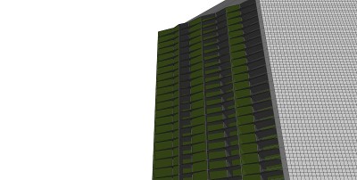 3D插图建筑透视线