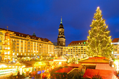 德累斯顿Striezelmarkt，德国