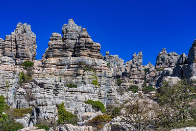 El Torcal de Antequera, Andalusia, Spain，在Antequer