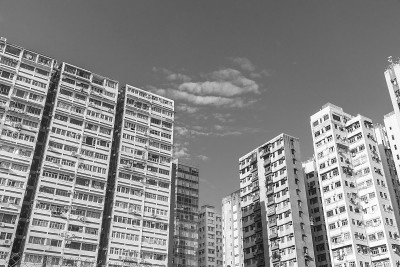 香港市区的住宅大厦