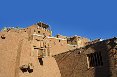 位于伊朗沙漠山村Abyaneh Isfahan的景观房屋