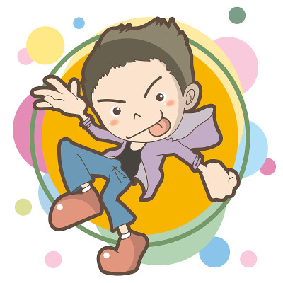 男孩跳舞的图片