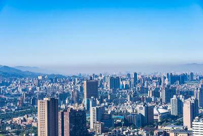 台湾台北市美丽的建筑外观