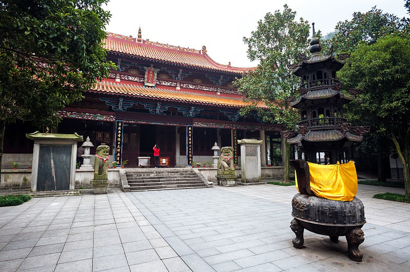 中国长沙岳麓山庐山寺