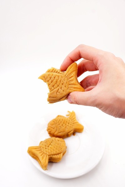 鱼形红豆沙堡饼