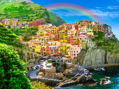 五渔村 Manarola 多彩村庄