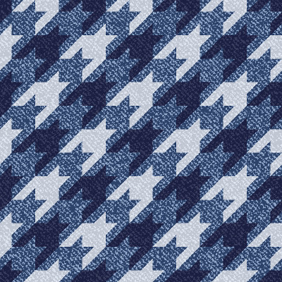 Jeans background with Houndstooth Tartan geometric