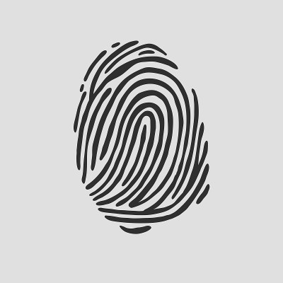 指纹指纹矢量图