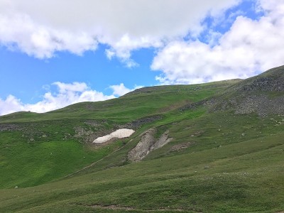 白头山的夏季景色