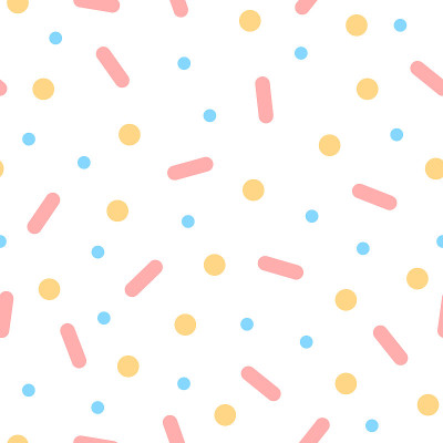 Abstract confetti pattern. Seamless vector backgro