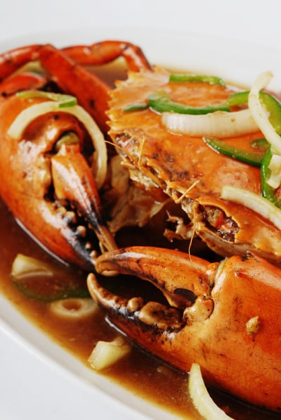 蚝油蟹