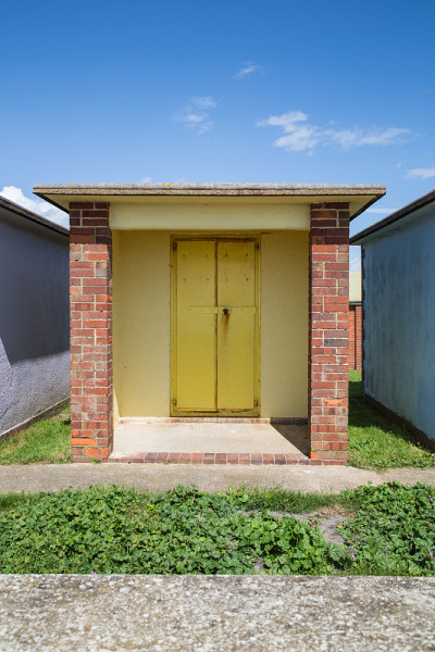 海滩小屋，Hythe，肯特，英国