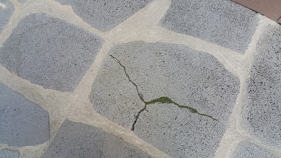 灰色的地板背景与浅灰色的形状