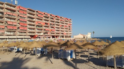 夏日在洛斯洛科斯海滩