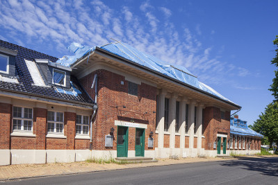 火车站，travel站Lübeck;石荷州;欧洲
