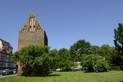粉塔在Kołobrzeg