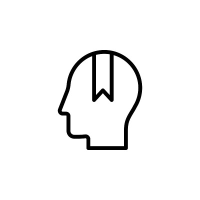 人类，大脑，副歌图标。简单的细线，轮廓向量的思维过程图标，用于UI和UX，网站或移动应用程序