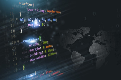 CSS web开发的数字背景