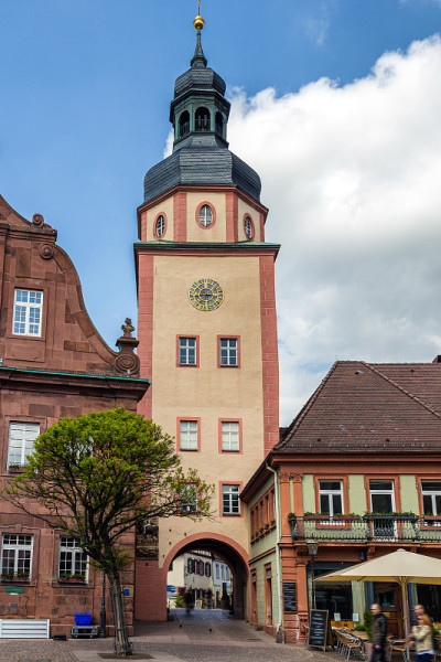 Ettlingen的体系结构。Ettlingen,巴登-符腾堡州,德国。