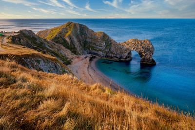Durdle Door，英国多塞特海滩景观