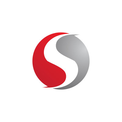S标志矢量字母模板