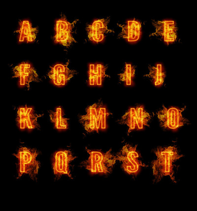火字体集合
