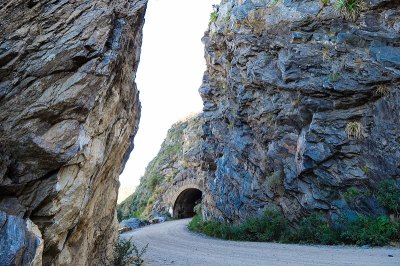 阿根廷科尔多瓦的隧道公路